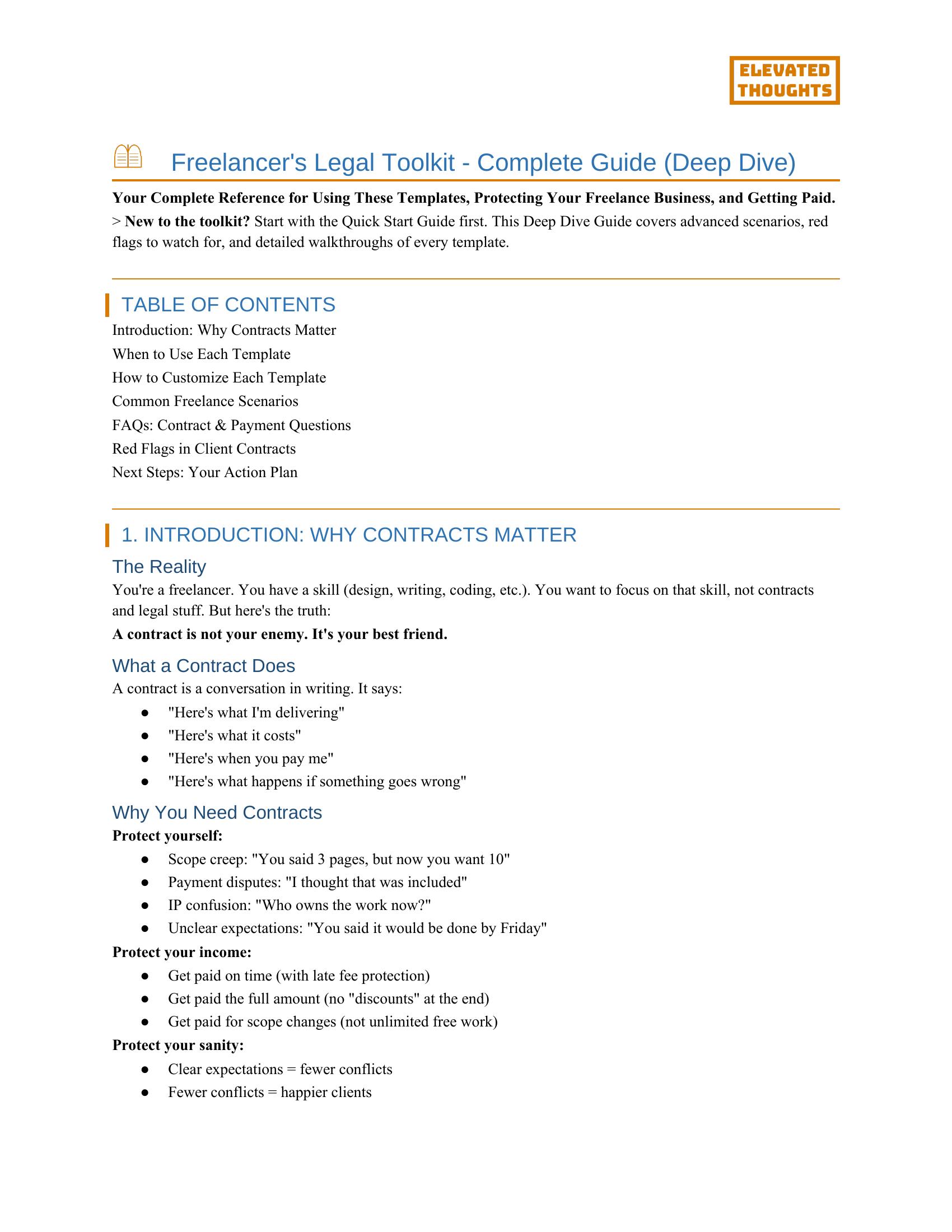 Complete Guide — Table of Contents